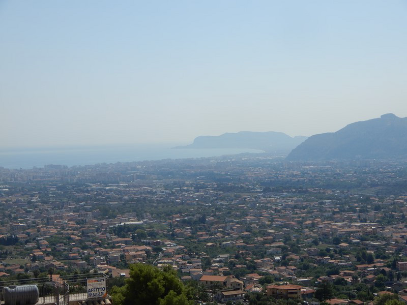 A View of Palermo, the Bay and Surrounding Mountains