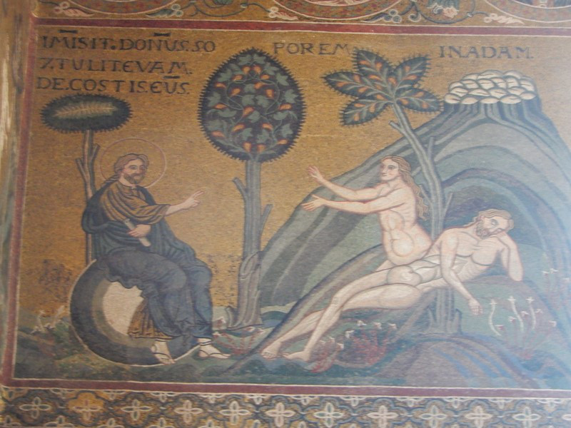 The Story of Adam and Eve in Mosaic