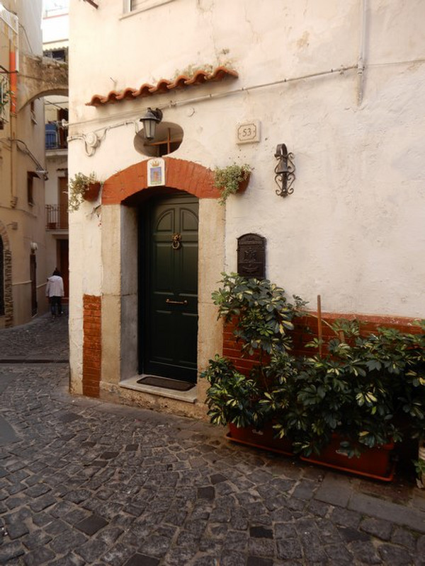 An Inviting Entrance and stone-lined alleyways