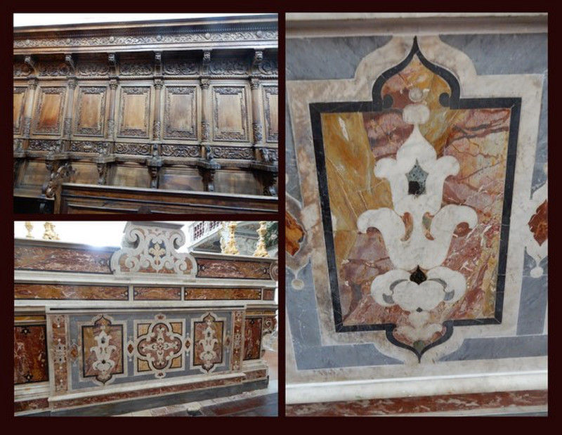 Details of Mosaic Tile Work in Church of Annunziata