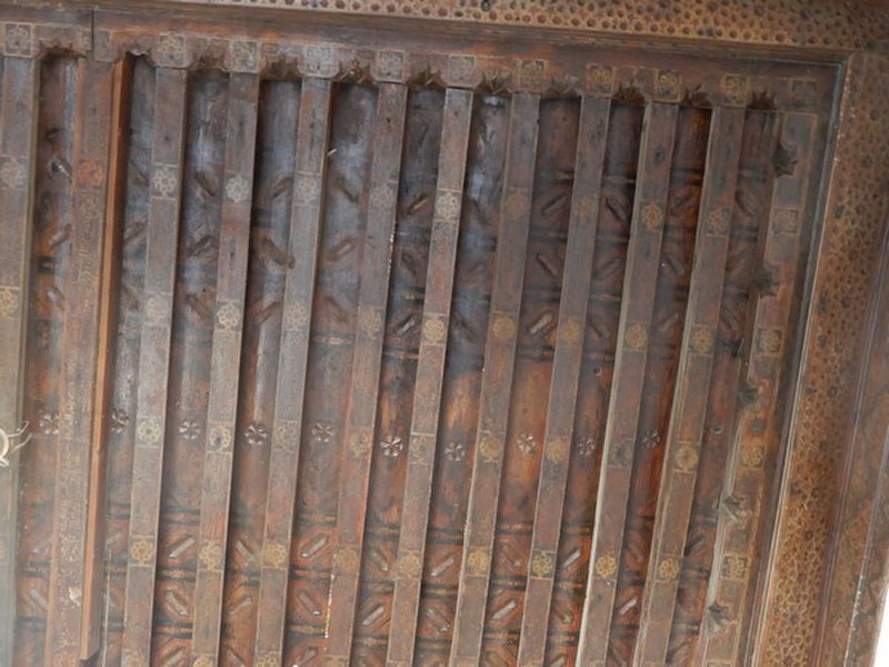 Detail of A Wooden Ceiling at the Barber's Mosque