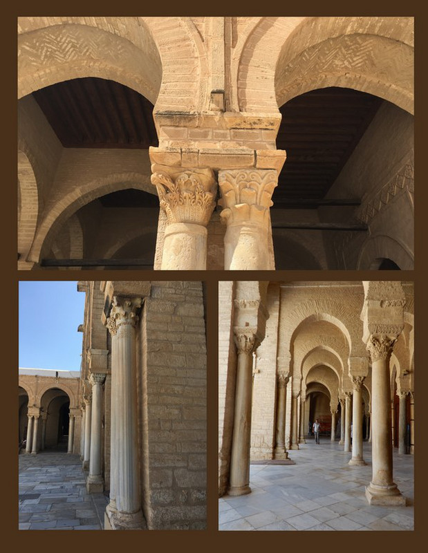 Many of the Pillars of the Great Mosque