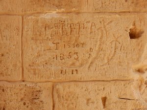 Some of the Graffiti at El Jem - Definitely Not New