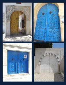 Only A Few of the Doors in Sidi Bou Said