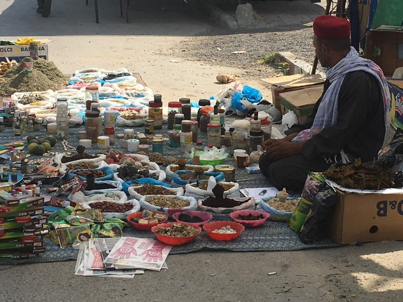 One of Many Vendors at the Souk (Market)