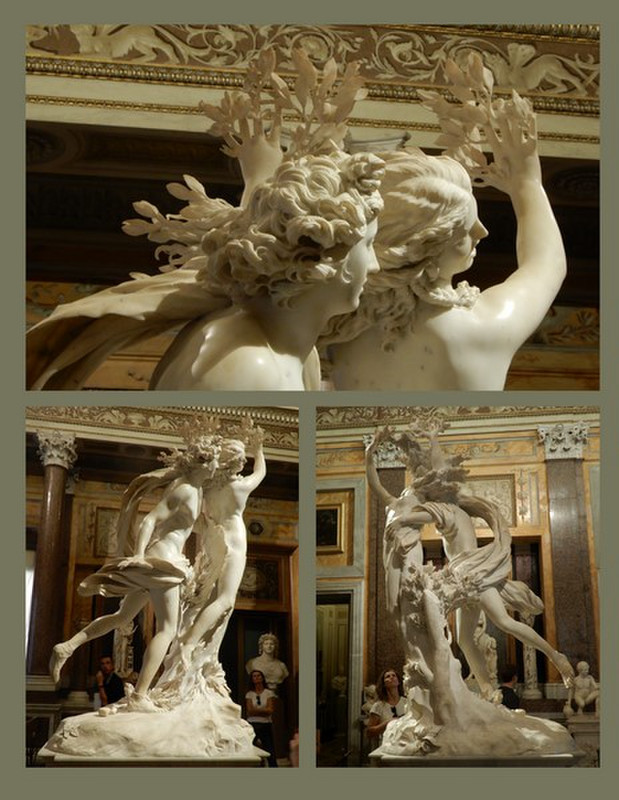 Apollo & Daphne by Bernini at the Borghese Gallery