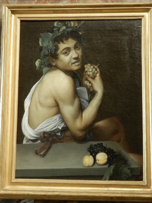 Painter Caravaggio Self Portrait as Bacchus