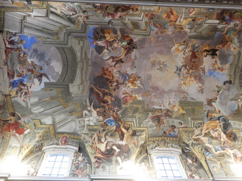 An Impressive Ceiling Painting in San Ignazio Church
