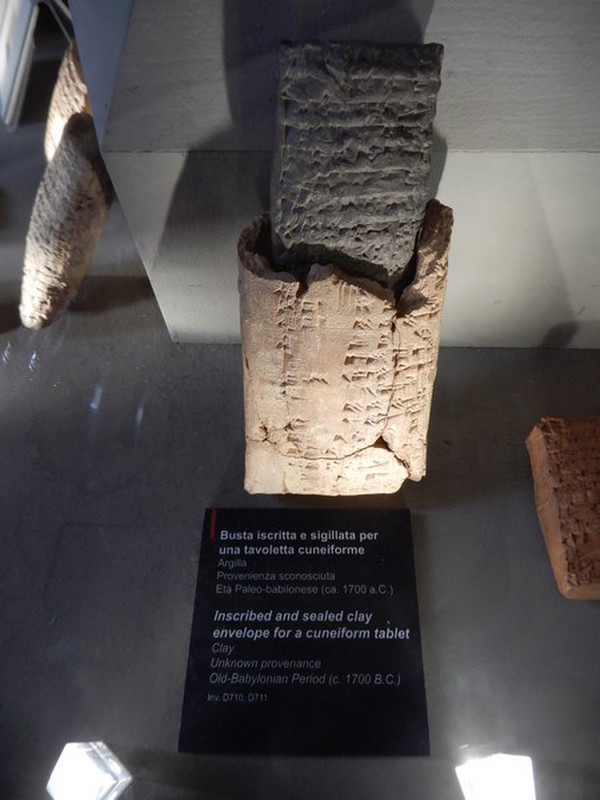 An Inscribed Clay Envelope for a Tablet from 1700 BC
