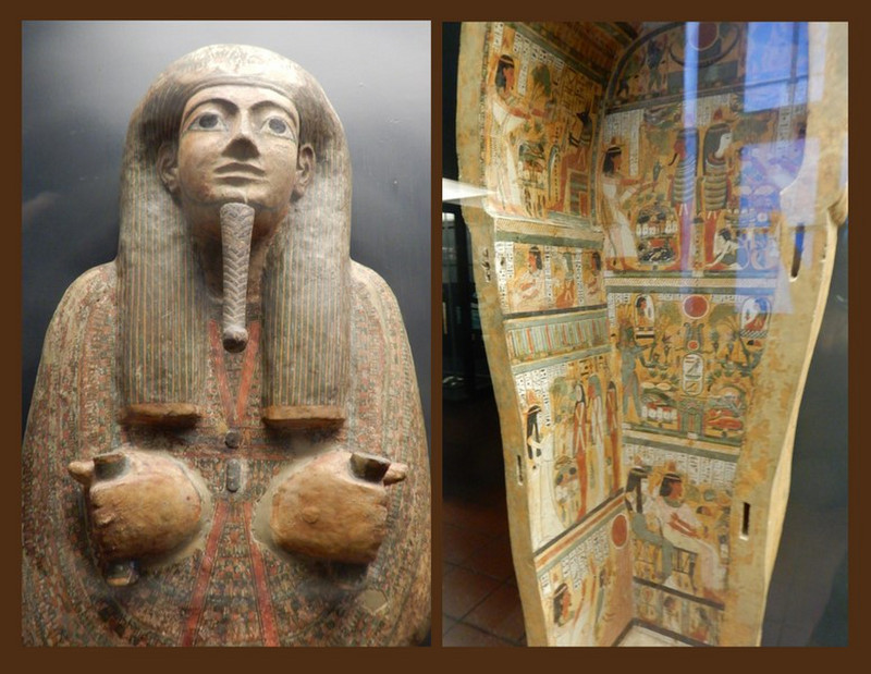 Details of Coffin From 945 BC Show Interior Designs