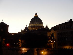 Evening View of St. Peter's Basilica
