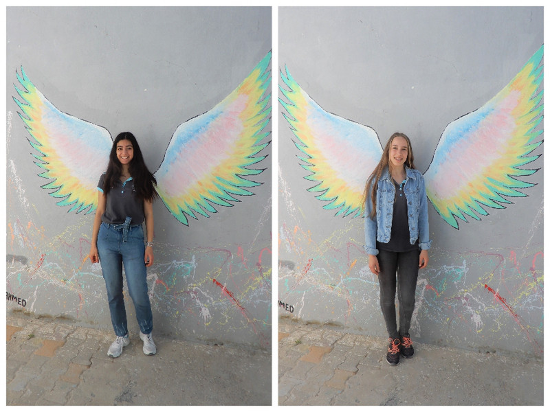 2 More of the "Angel"Students that Helped Show Us Around
