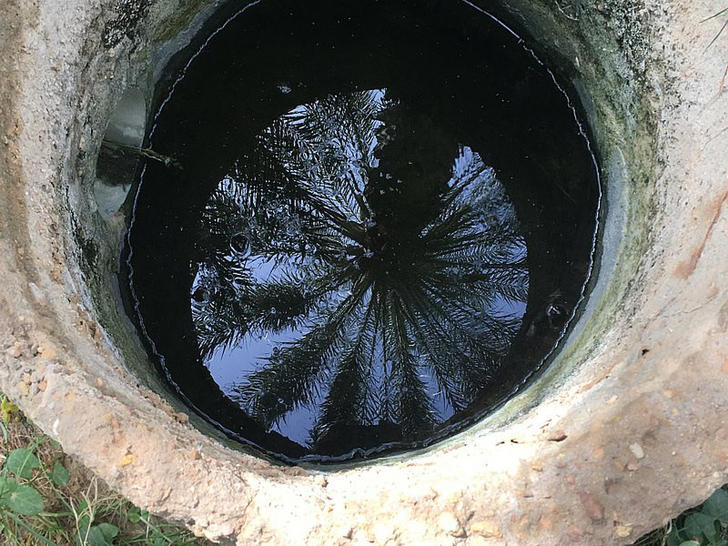 An Artistic Shot of Bob's Looking into a Well