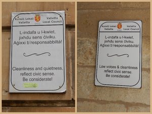 Signs Seen While Walking around Valletta