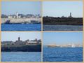 A Few of the Lighthouses Seen on the Way