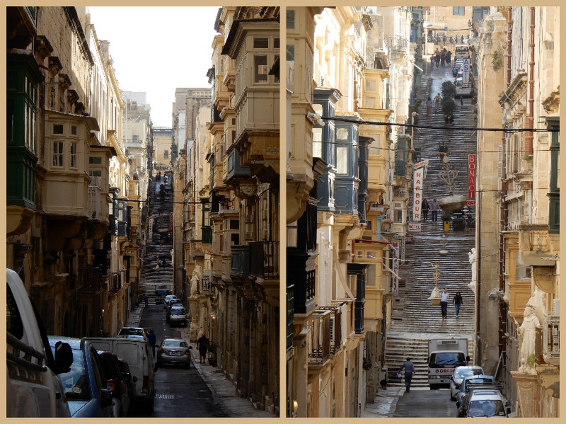 Valletta is a Planned City With Very Straight Roads