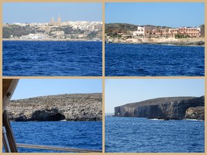 Views As We Move from Gozo to Malta