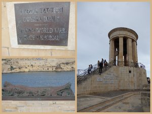 The WWII Siege Memorial in Valletta