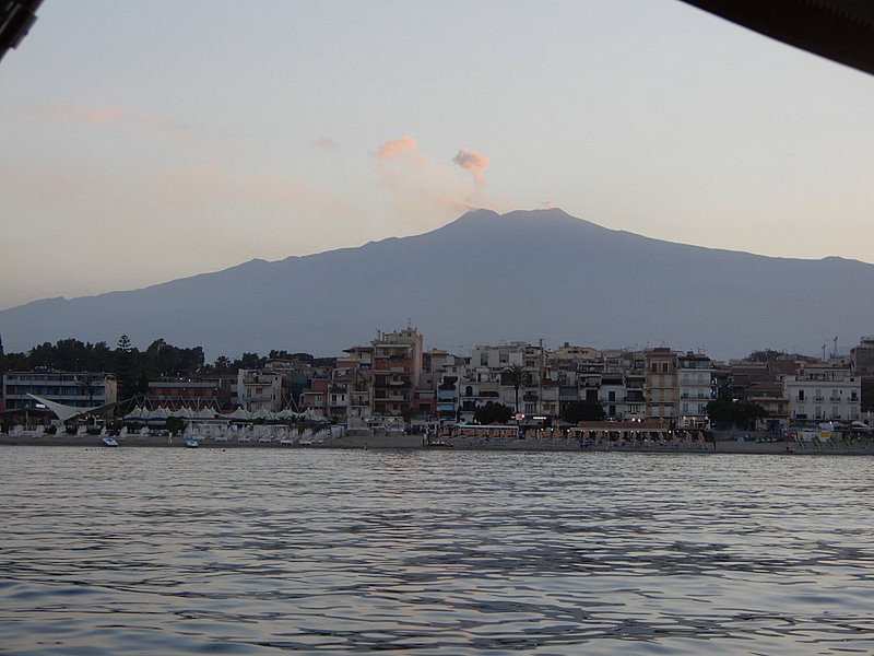 Mt. Etna as We Were Leaving for the Next Location