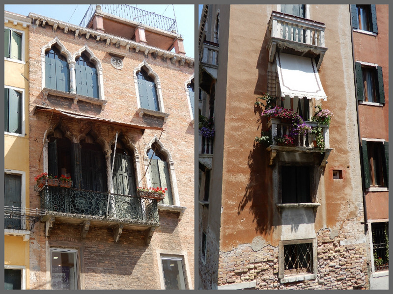 Balconies & Plantings Add To The Scenery In Venice