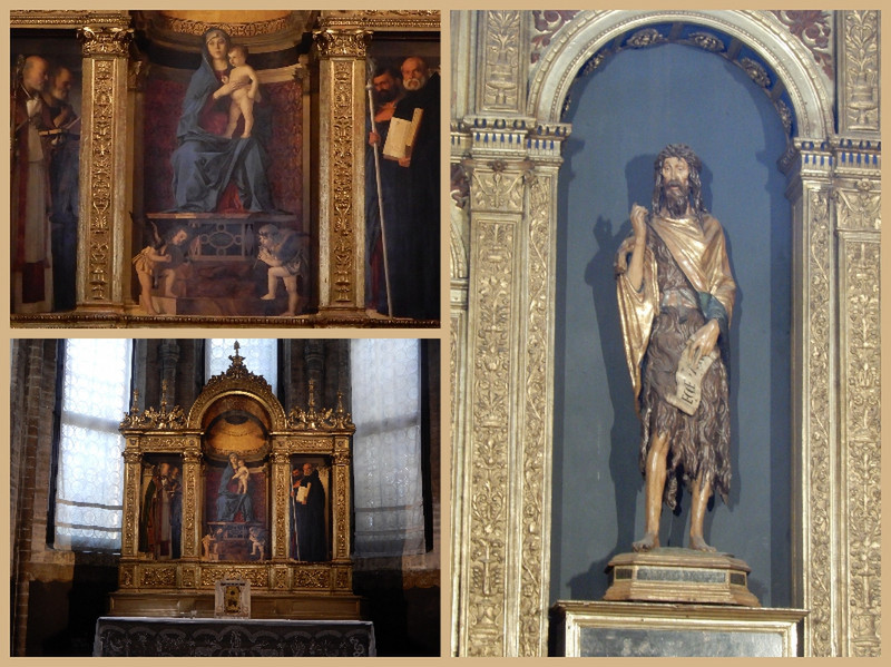 Bellini Painting and Donatello Sculpture