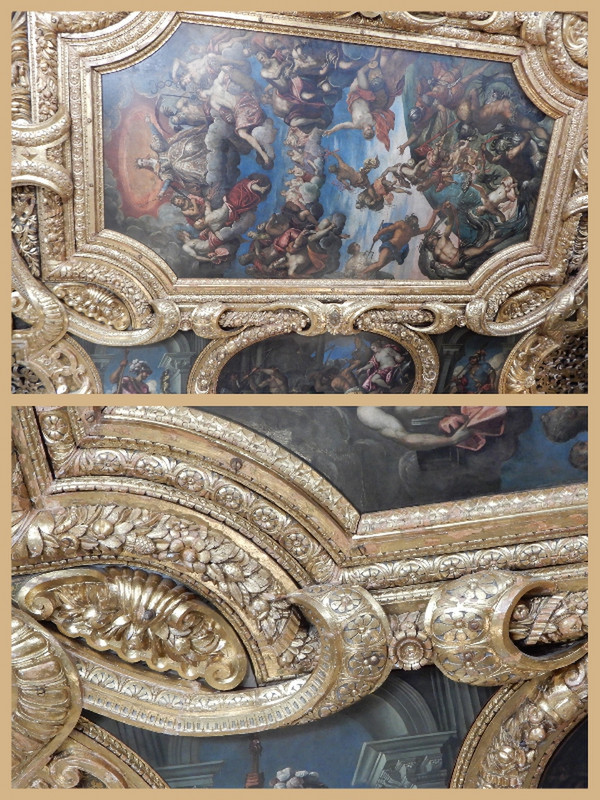 Another View of the Gilded Frames Around the 