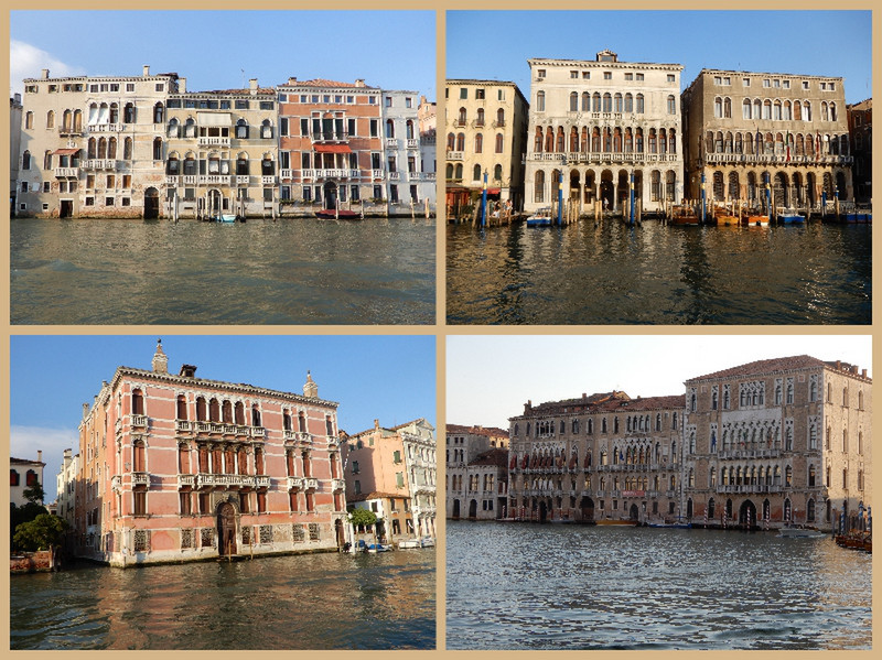 Just a Few of the Palaces Lining the Grand Canal