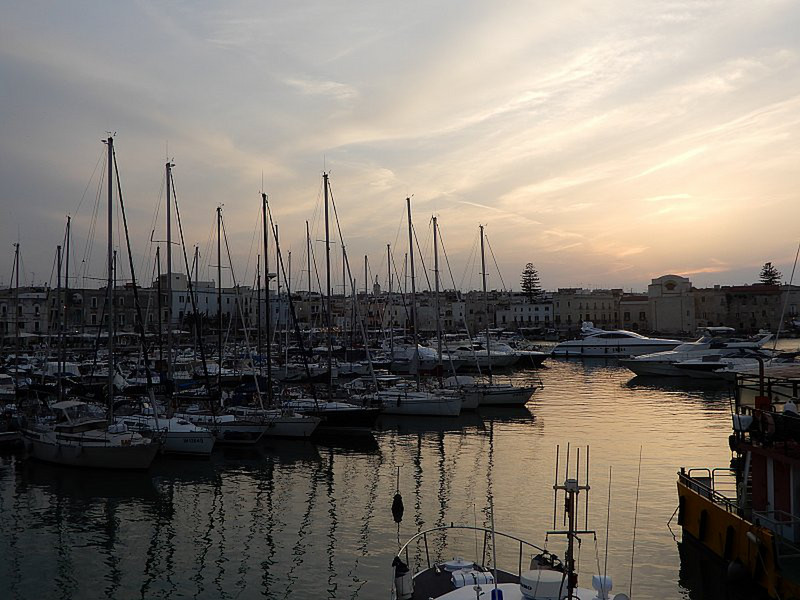 An Evening View of Trani Marina