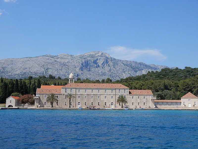 A Monastery We Anchored in Front Of Near Korcula