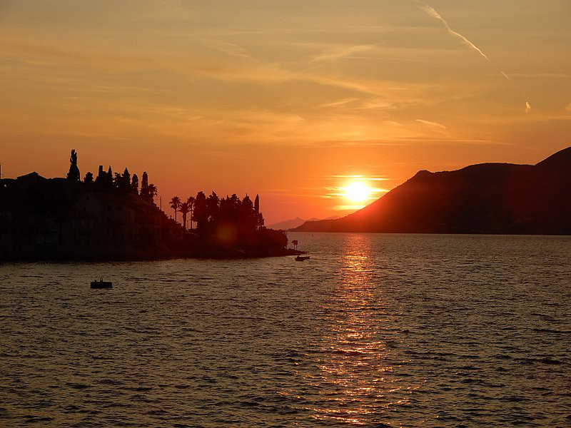 Sunset Seen While in Korcula