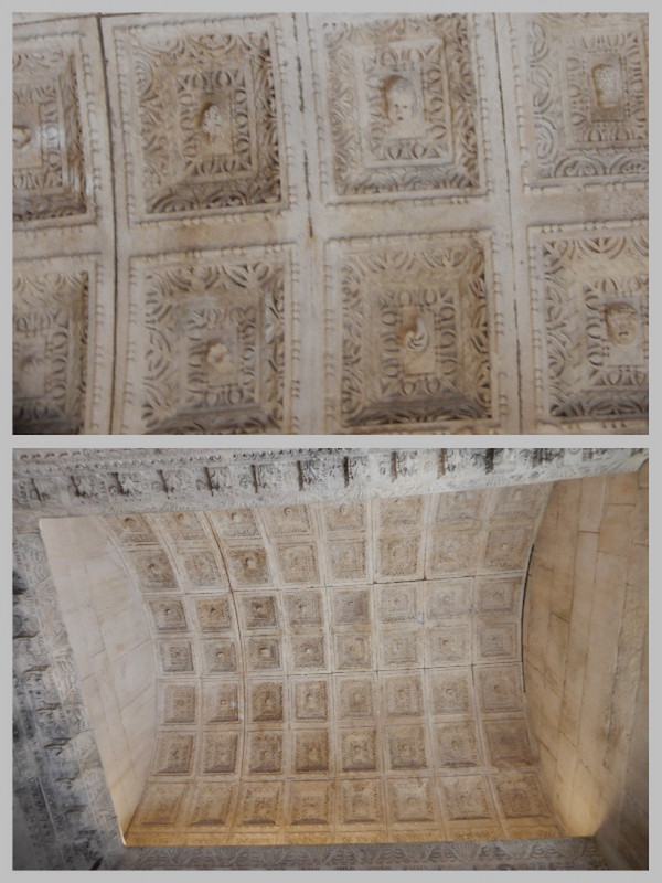 Detail of the Ceiling in the Temple of Jupiter