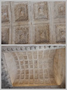 Detail of the Ceiling in the Temple of Jupiter