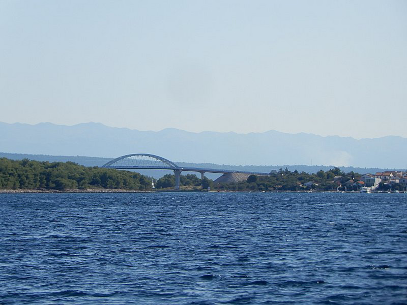 The Bridge That Connects Pasman and Ugljan Island