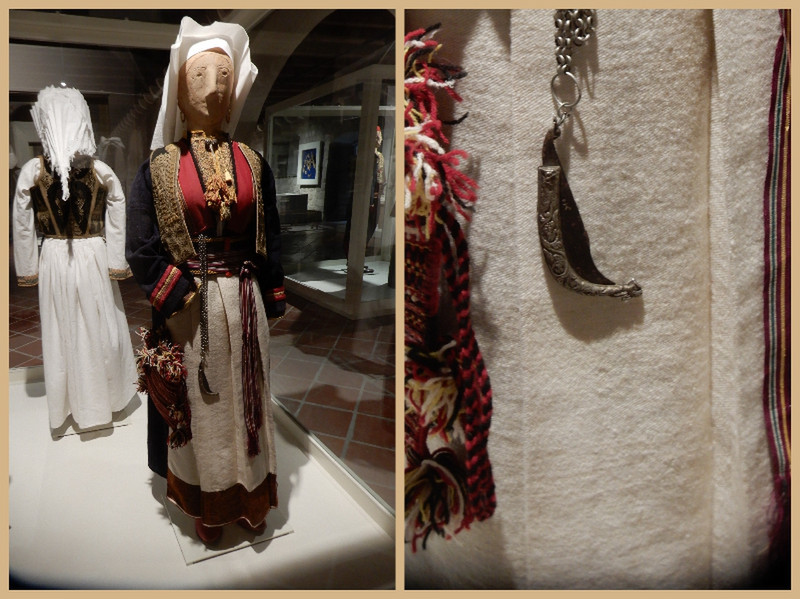 A 19th C. Women's Outfit Complete with a Razor