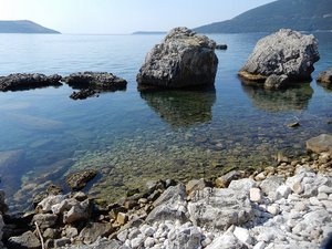 The Water is So Clear here in Herceg Novi