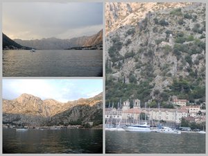 Views from Our Anchorage at Kotor