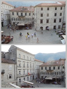 The Square in Kotor As Seen From the Church