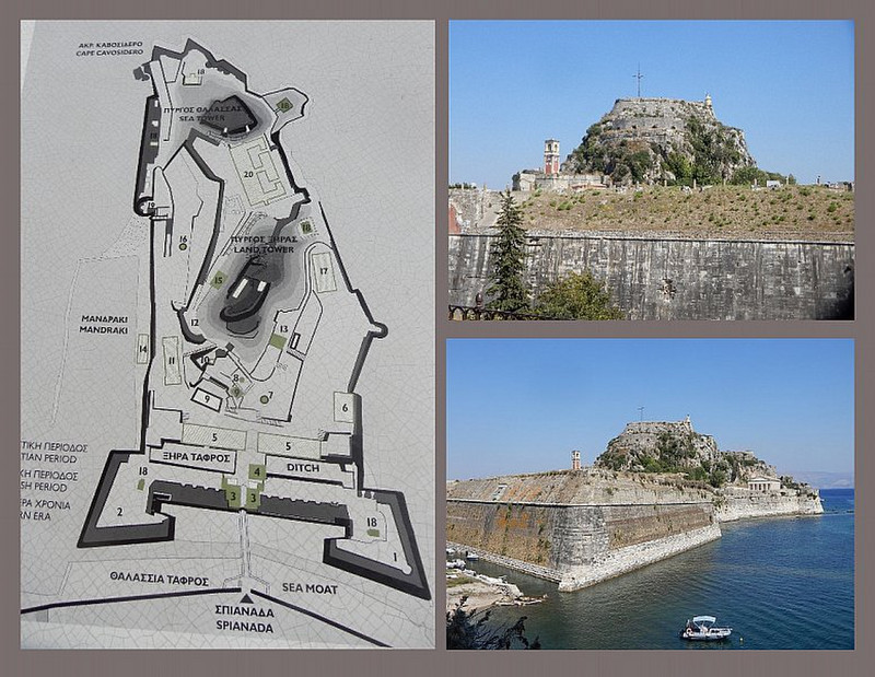 The Fortress in Corfu Encompasses