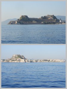 The Corfu Fortress from the Water