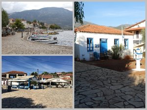 The Post Office and Views of the Harbor at Trizonia