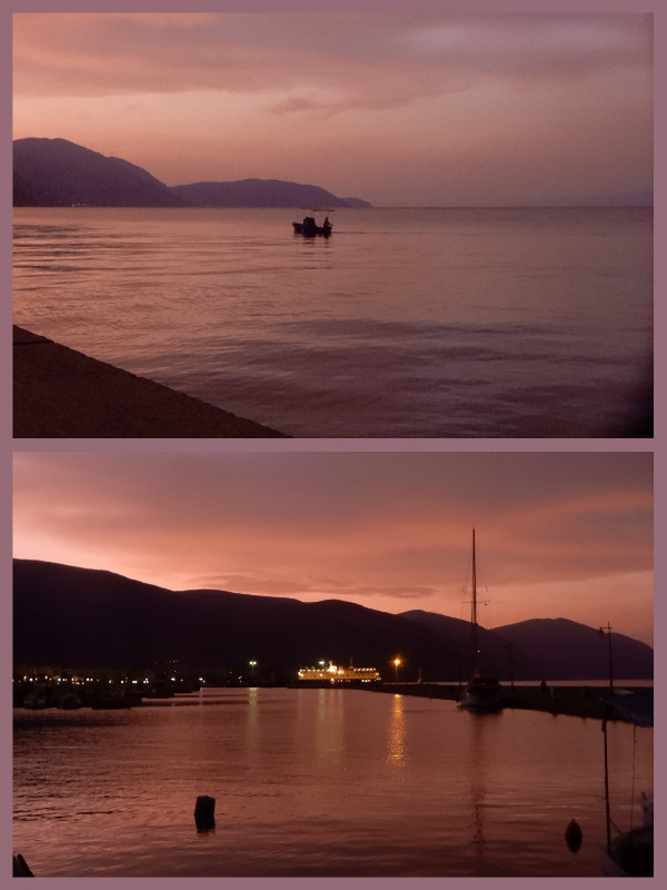 Evening Views at Itea, Greece