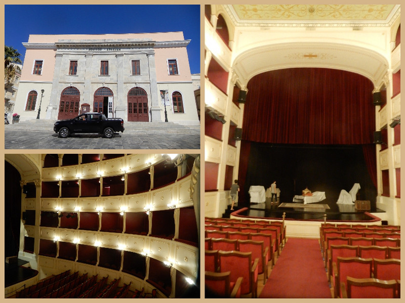 The Apollo Theater in Ermoupoli Started in 1864
