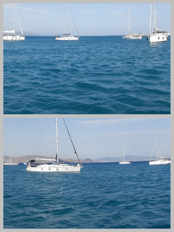 While at Anchor the Loads of Charter Boats Arrived