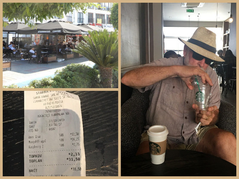 Yes, Starbuck's In Turkey! Coffee was Less Than $2,