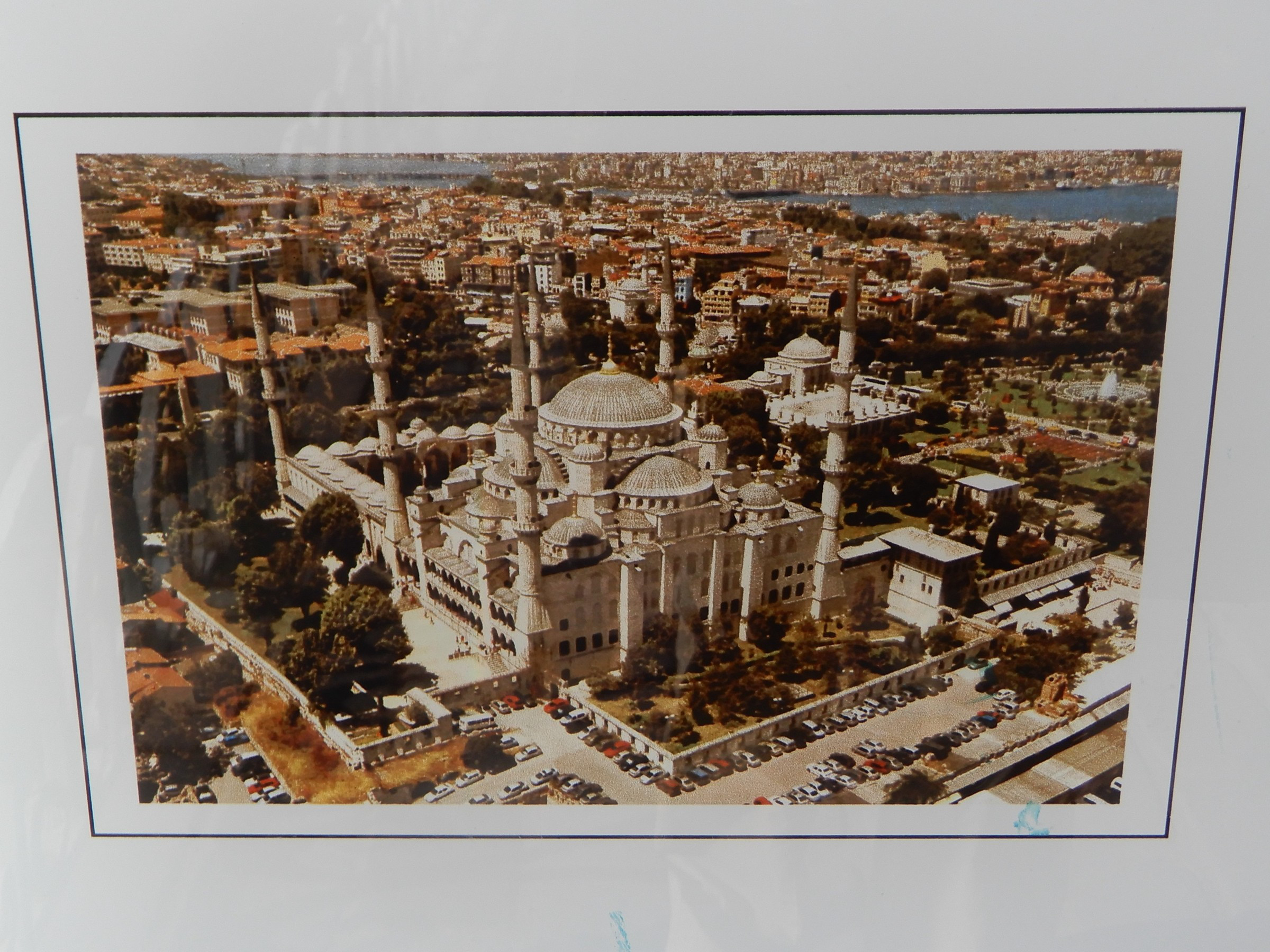 A Photo of a Photo of the Sultanahmet Mosque