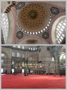 The Interior of the Suleymaniye Mosque
