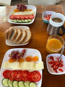 Our Fresh Produce & Cheese Makes a Nice Breakfast