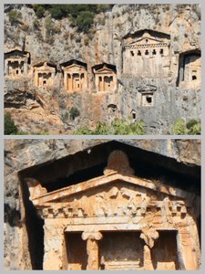 Only a Few of the Many Rock Tombs Found Here