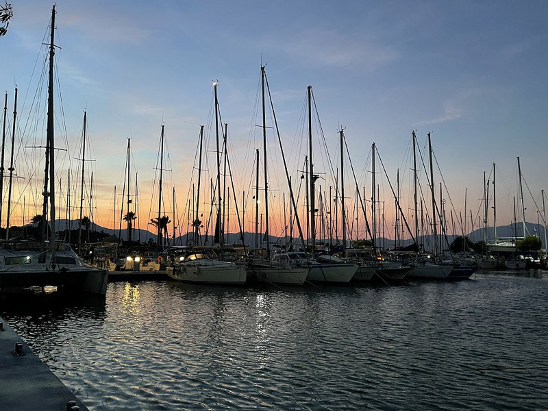View From An Evening "Stroll" in the Marina