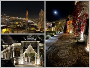 Taking in the Night Lights in Goreme